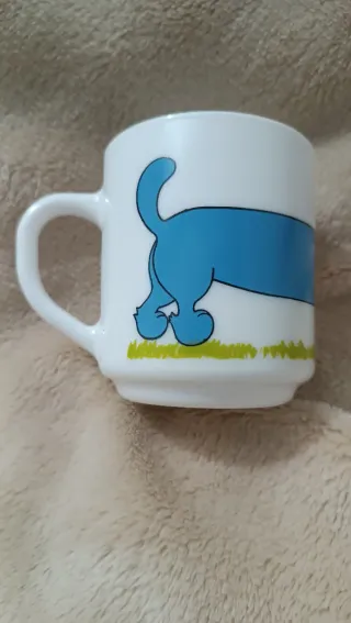 Taza Arcopal Vintage Perro Azul