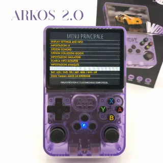 R36S Console Dual Chip Ark0s 2.0 64GB 20000 Giochi