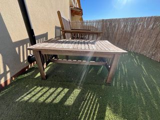 Conjunto de jardín de madera