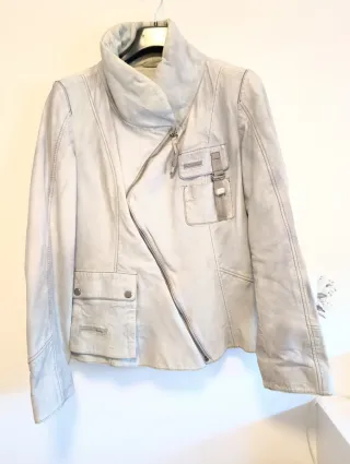 Cazadora cuero napa efecto vaquero T 40/42