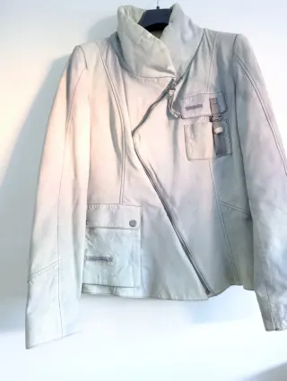 Cazadora cuero napa efecto vaquero T 40/42