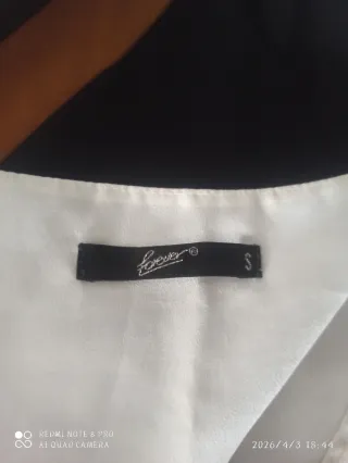 Blusa blanca manga larga