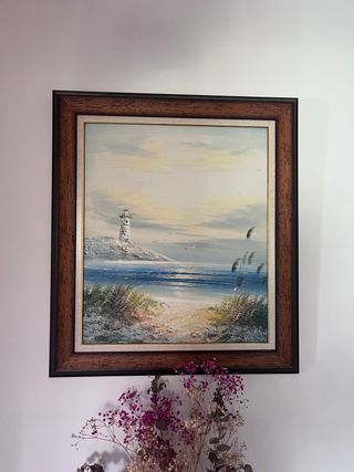 Cuadro Marino Faro y Mar