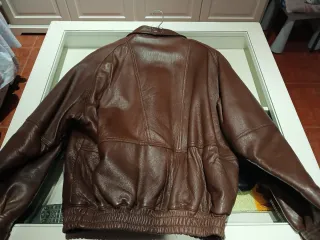 Chaqueta de piel Arteserie Hombre Marrón