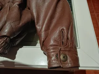 Chaqueta de piel Arteserie Hombre Marrón