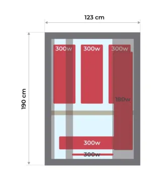 Sauna infrarrojos 2 personas