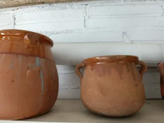 Conjunto 4 ollas de barro