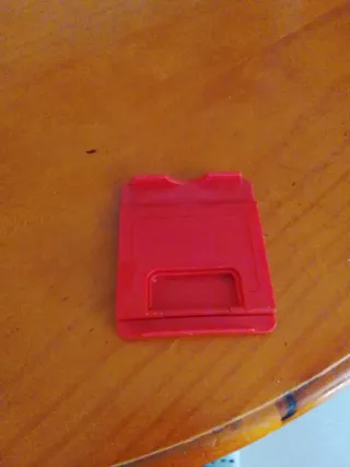 Soporte plegable para móvil rojo