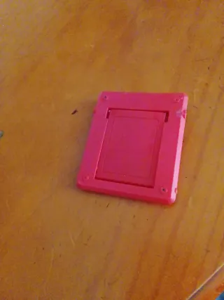 Soporte plegable para móvil rojo