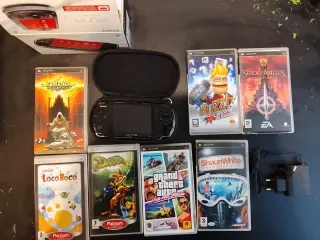 (Reservado) PSP 3004+7 juegos+ tarjeta + funda