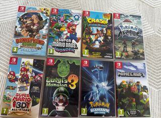 8 Juegos Nintendo Switch por separado