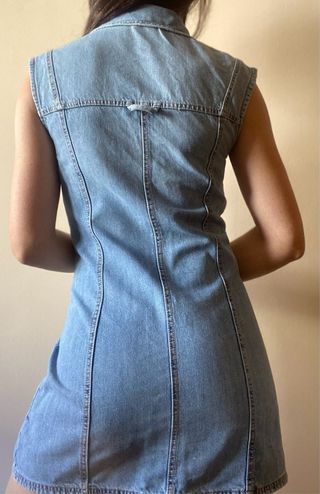 Vestido/Chaqueta Vaquera Zara Talla XS