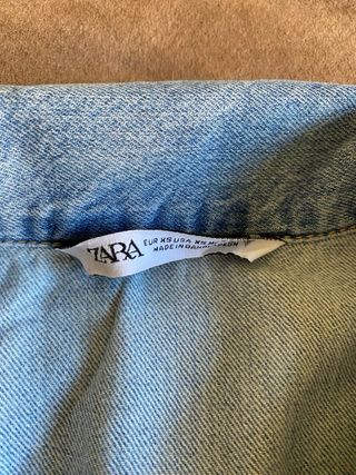 Vestido/Chaqueta Vaquera Zara Talla XS