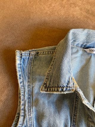 Vestido/Chaqueta Vaquera Zara Talla XS