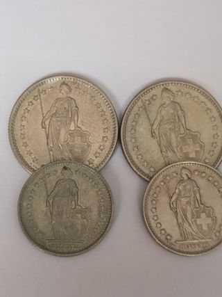 Monedas antiguas de Suiza