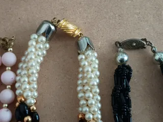 Set Collane Vintage Oro e Bianche