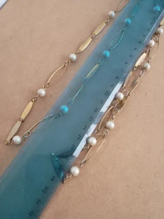 Set Collane Vintage Oro e Bianche