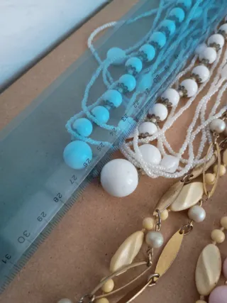 Set Collane Vintage Oro e Bianche