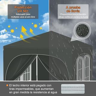 CARPAS 2X2 CON LATERALES GRISES - NUEVAS