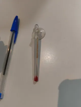 Termómetro para acuario con ventosa
