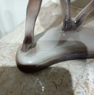 Statuina Cerbiatto Cemas Vintage Porcellana