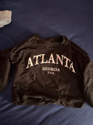 Sudadera Crop Top Atlanta Georgia USA