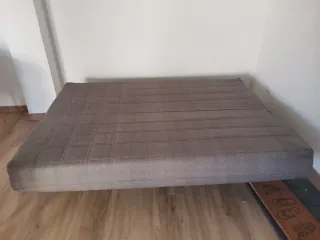 Sofá Cama Gris/Marrón