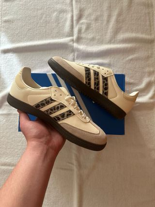 Adidas Samba OG Mujer Talla 39 Leopardo Beige