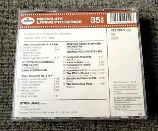 4 CDs Byron Janis Mercury Living Presence