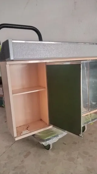 Armario de baño metal y cristal