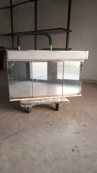 Armario de baño metal y cristal