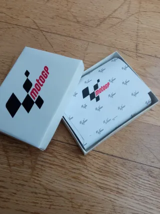 Billetera MotoGP Negra y Blanca