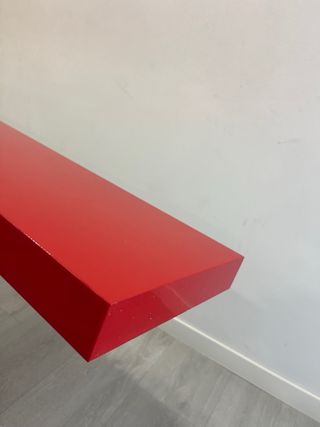Estante rojo Ikea