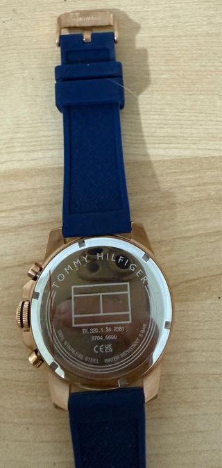 Reloj Tommy Hilfiger Hombre Azul y Dorado