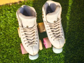 Patines artísticos 4 ruedas blancos