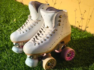 Patines artísticos 4 ruedas blancos