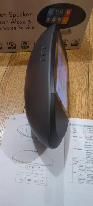 Clazio Altavoz Táctil Alexa y Google
