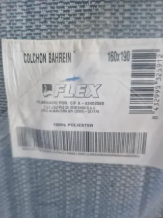 Colchón Flex Viscoelástico 160x190