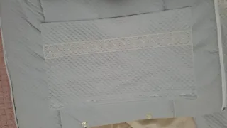 Funda capazo y saco bebé gris  3 semanas de uso