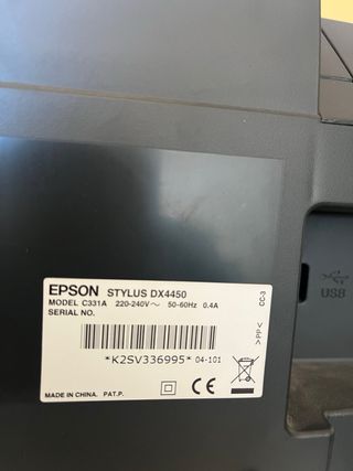 Impresora Epson Stylus DX4450 Negra