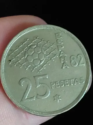 50 Pesetas EXPO '92 y 25 Pesetas Mundial '82