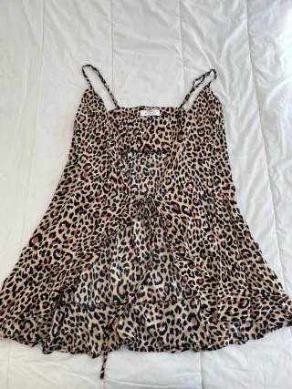 Camiseta tirantes leopardo