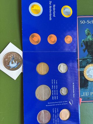 Lote Carteras Monedas: Austria, Rusia, Holanda