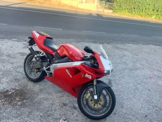 Cagiva Mito evo Roja y Blanca