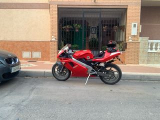 Cagiva Mito evo Roja y Blanca