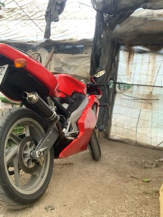 Cagiva Mito evo Roja y Blanca