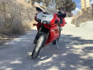 Cagiva Mito evo Roja y Blanca