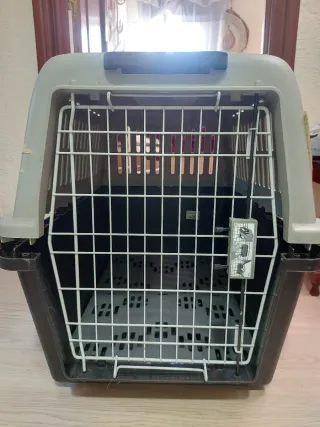 Transportín Solognac Perro Talla L Gris/Negro