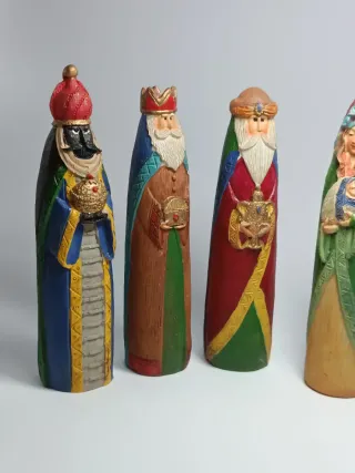 Figure di Maria, Bambino, Giuseppe e Re Magi di Betlemme