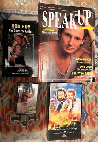 Lote Speak Up: VHS, cassette, Libros y Revista